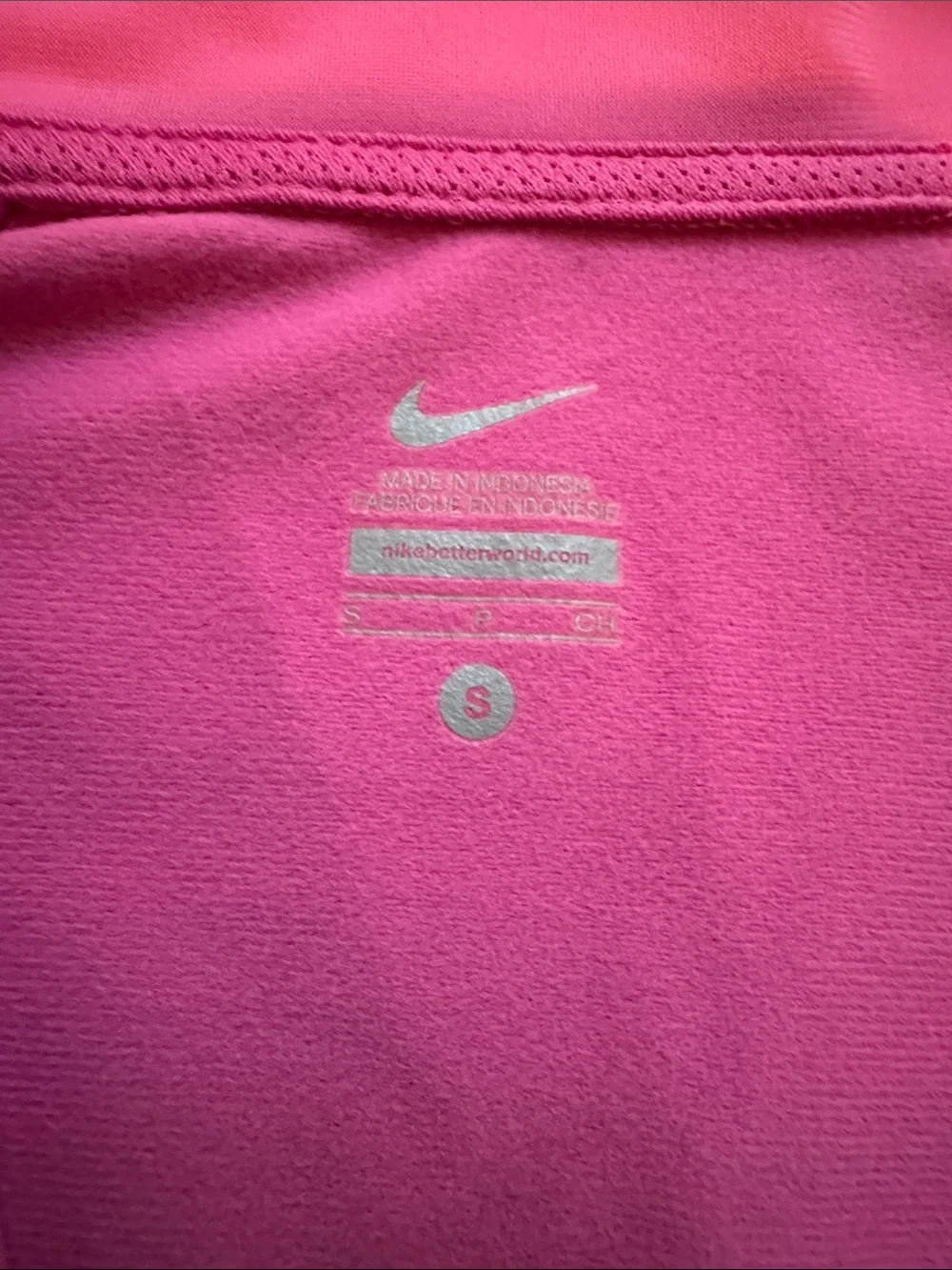 Nike Women’s Hot Pink Full-Zip Running Jacket size small good condition